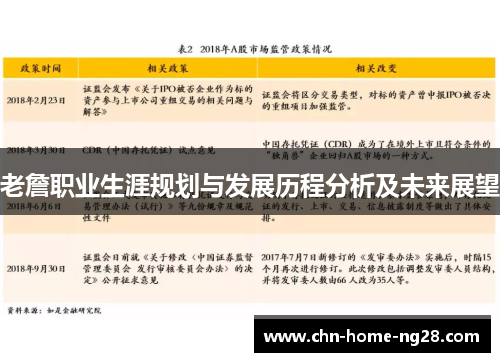 老詹职业生涯规划与发展历程分析及未来展望